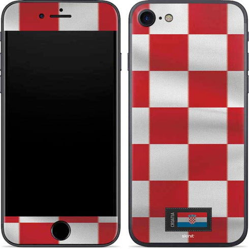 Croatia Soccer Flag iPhone 8 Skin